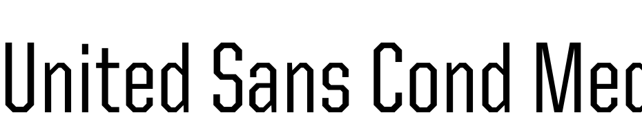 United Sans Cond Medium Font Download Free
